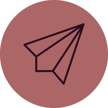 Kağıt düzlemin vektör illüstrasyonu