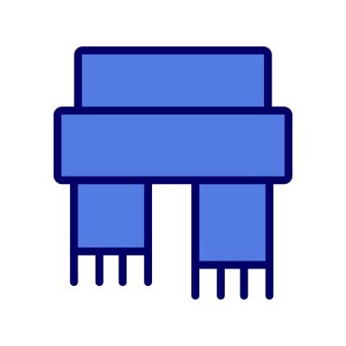 Atkı simgesi, vektör illüstrasyonu
