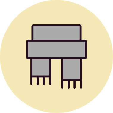 Modern b 'nin vektör illüstrasyonu eksik simgesi