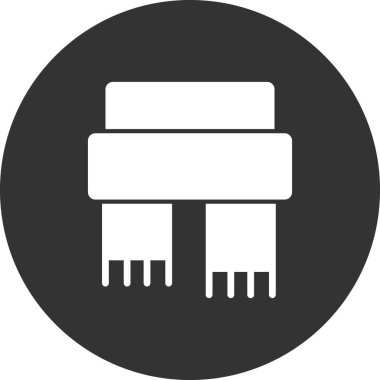 Atkı simgesi, vektör illüstrasyonu