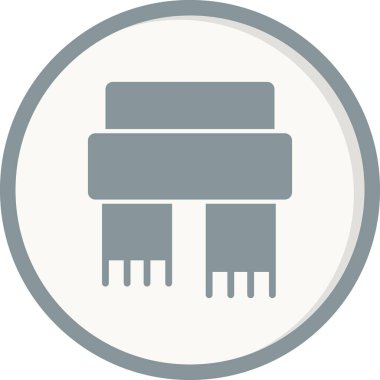 Atkı simgesi, vektör illüstrasyonu