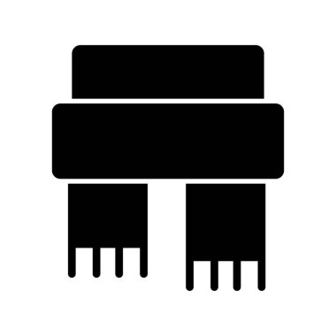 Piyano. Web simgesi basit illüstrasyon