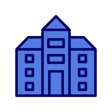 Okul simgesi, vektör illüstrasyonu