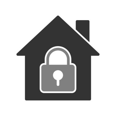 ev simgesini, basit vektör çizim