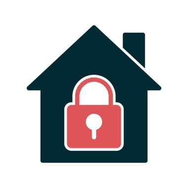 ev simgesini, basit vektör çizim