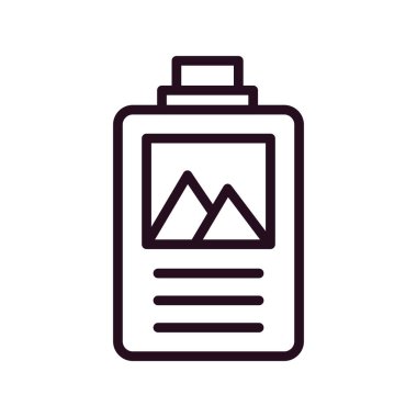 Kayak geçiş simgesi, vektör illüstrasyonu