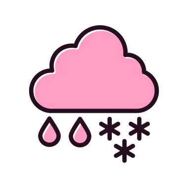 hava tahmini ikon vektör illüstrasyon tasarımı