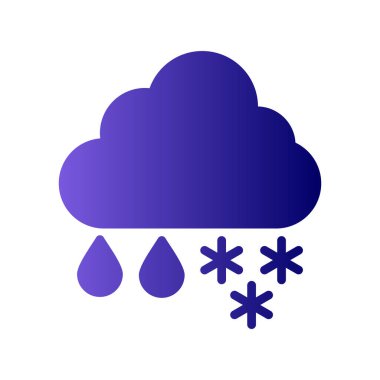 hava tahmini ikon vektör illüstrasyon tasarımı