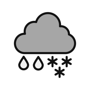 hava tahmini ikon vektör illüstrasyon tasarımı