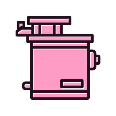 Mutfak aletleri simgesinin vektör çizimi