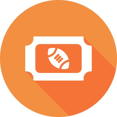 bilet ikonu vektör illüstrasyonu