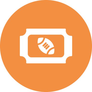 bilet ikonu vektör illüstrasyonu