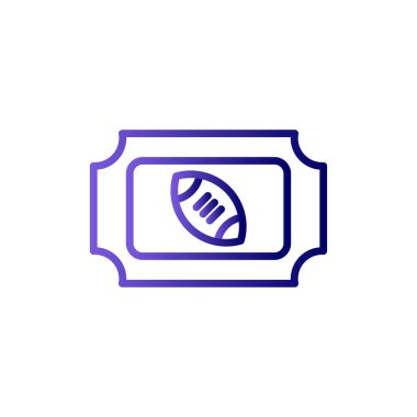 bilet ikonu vektör illüstrasyonu