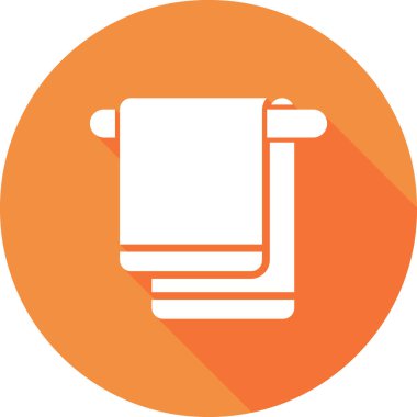 havlu ikonu vektör illüstrasyonu 