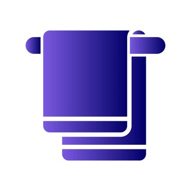 havlu ikonu vektör illüstrasyonu 