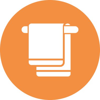 havlu ikonu vektör illüstrasyonu 