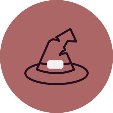  Şapka simgesi vektör illüstrasyonu