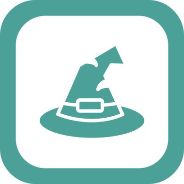  Şapka simgesi vektör illüstrasyonu