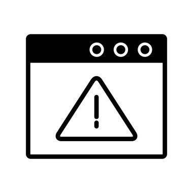 Hata simgesi vektör illüstrasyonu