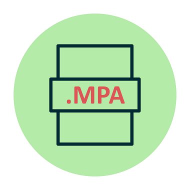 dosya biçimi simgesi, vektör illüstrasyonu basit tasarım