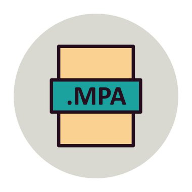 dosya biçimi simgesi, vektör illüstrasyonu basit tasarım