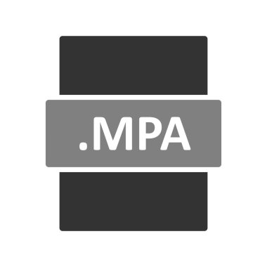 dosya biçimi simgesi, vektör illüstrasyonu basit tasarım