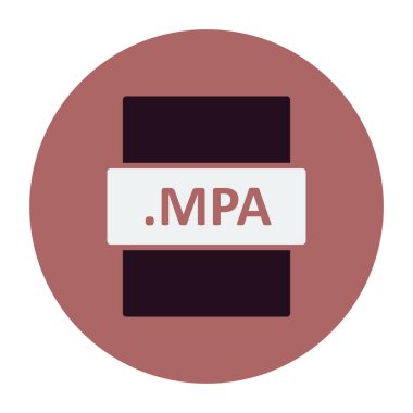 dosya biçimi simgesi, vektör illüstrasyonu basit tasarım