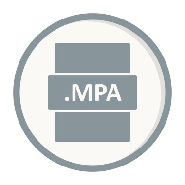 dosya biçimi simgesi, vektör illüstrasyonu basit tasarım