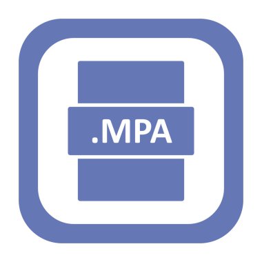 dosya biçimi simgesi, vektör illüstrasyonu basit tasarım