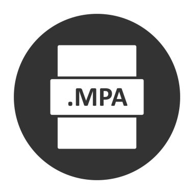 dosya biçimi simgesi, vektör illüstrasyonu basit tasarım