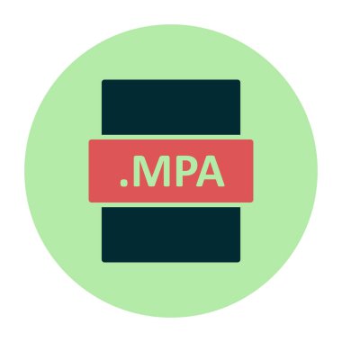 dosya biçimi simgesi, vektör illüstrasyonu basit tasarım