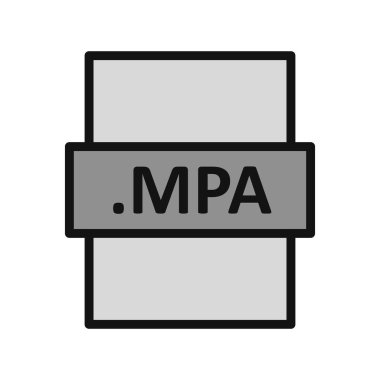 dosya biçimi simgesi, vektör illüstrasyonu basit tasarım