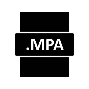 dosya biçimi simgesi, vektör illüstrasyonu basit tasarım