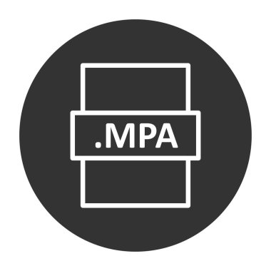 dosya biçimi simgesi, vektör illüstrasyonu basit tasarım