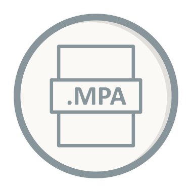 dosya biçimi simgesi, vektör illüstrasyonu basit tasarım