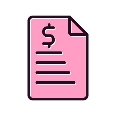 belge simgesi vektörü web ve mobil uygulama tasarımınız için beyaz arkaplanda izole edildi, pano logosu kavramı