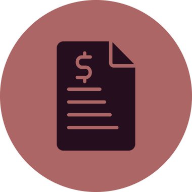 Dosya simgesinin vektör illüstrasyonu