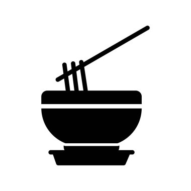 Bowls icon, vector illustration