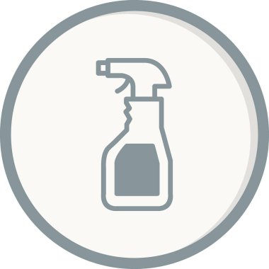 Sprey. Web simgesi basit illüstrasyon