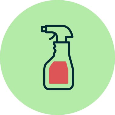 Sprey. Web simgesi basit illüstrasyon