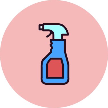 Sprey. Web simgesi basit illüstrasyon