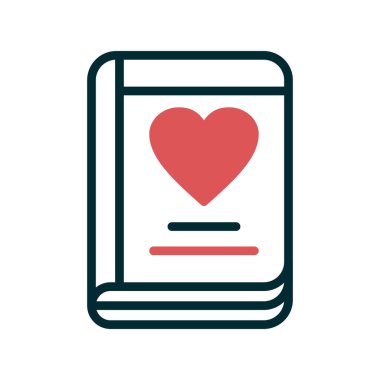 Günlük simgesi, vektör illüstrasyonu