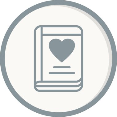 Günlük simgesi, vektör illüstrasyonu