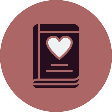 Günlük simgesi, vektör illüstrasyonu