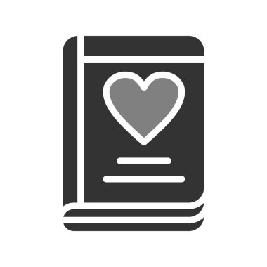 Günlük simgesi, vektör illüstrasyonu