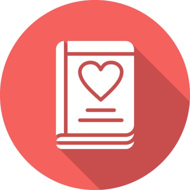 Günlük simgesi, vektör illüstrasyonu