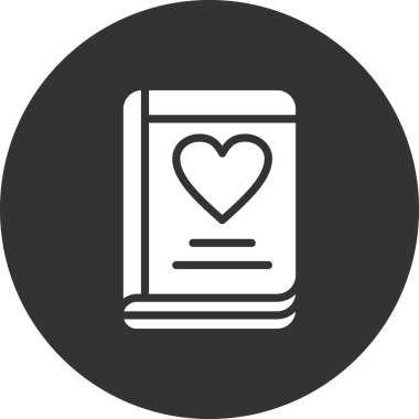 Günlük simgesi, vektör illüstrasyonu