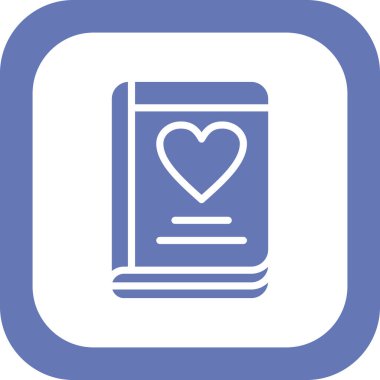 Günlük simgesi, vektör illüstrasyonu