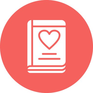 Günlük simgesi, vektör illüstrasyonu