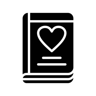 Günlük simgesi, vektör illüstrasyonu